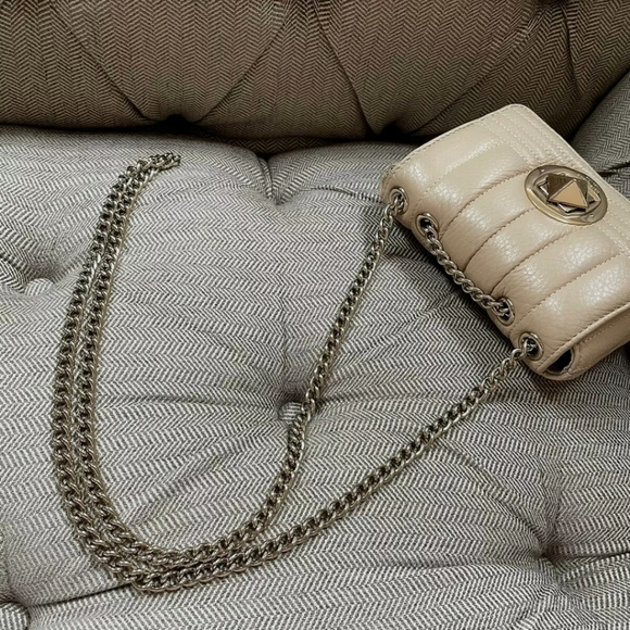 π₯³HPπ₯³Kate Spade Gold Coast Chain Beige Crossbody - Picture 4 of 12